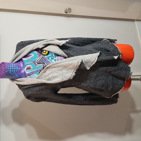 Blanc Noir Small Grey/ light grey stylish sweatshirt - Picture 8 of 10